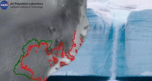 南极冰川融化情况